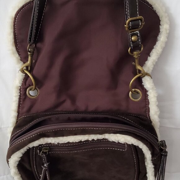 NWT "Decree" Sherpa Trim Purse - Picture 14 of 14